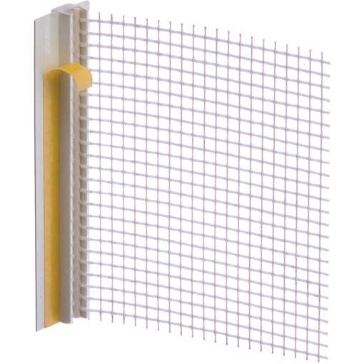 PVC-Anputzleiste mit Gewebe, PVC-Anputzleisten mit Gewebe-Anputzleisten, WDVS